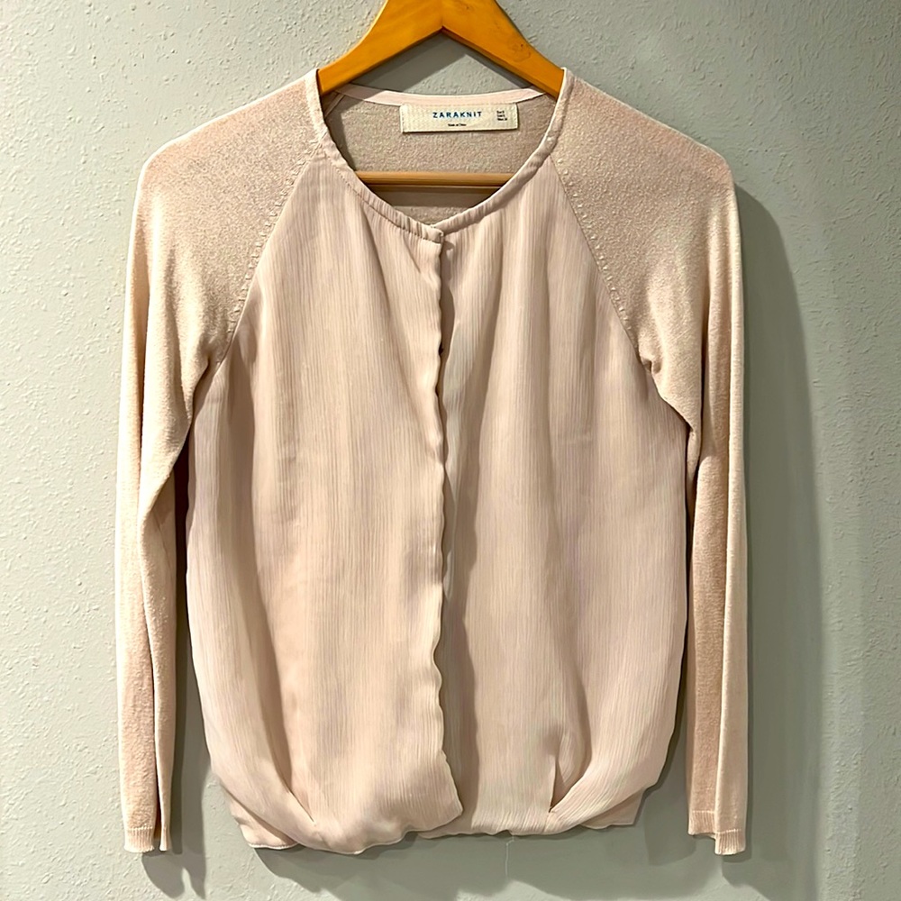 Zara knit sweater/cardigan